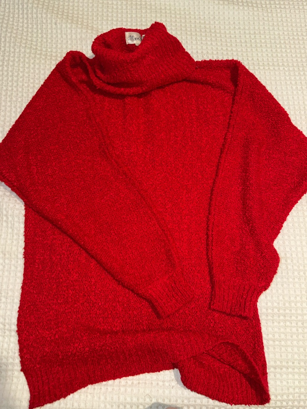 2/$10 - Oversized Cozy Red Turtleneck Sweater